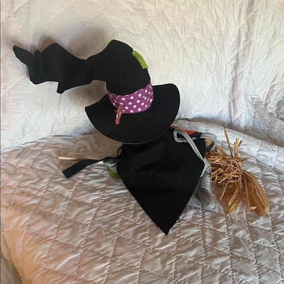 NWT Vintage Large Annalee 1965 Halloween Flying Mouse Witch Doll - Picture 6 of 8